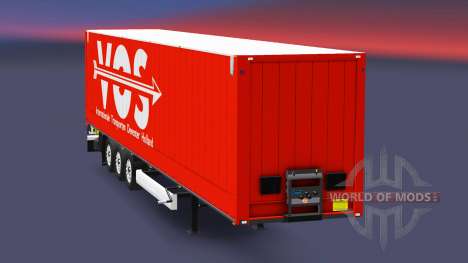 Semitrailer Corona Dry Liner para Euro Truck Simulator 2