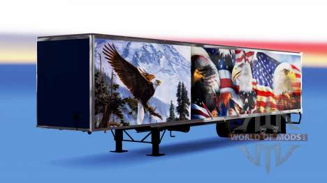 Todo el metal-semirremolque Águila para American Truck Simulator