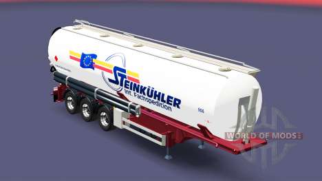 The semitrailer tanque de Steinkuhler para Euro Truck Simulator 2