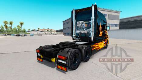 Piel Caliente, Paseo en tractor Scania T para American Truck Simulator