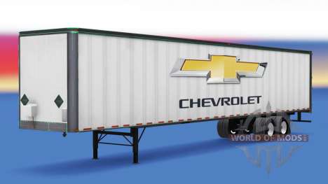 La piel de Chevrolet en el remolque para American Truck Simulator