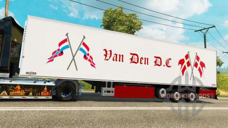 Semi-remolque frigorífico Chereau Van Den D. C para Euro Truck Simulator 2