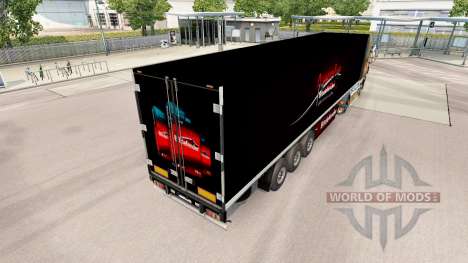 La piel de BitDefender en el remolque para Euro Truck Simulator 2