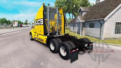 JCB piel para el camión Peterbilt para American Truck Simulator