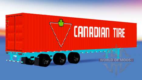 Una colección de trailers, estados UNIDOS para American Truck Simulator