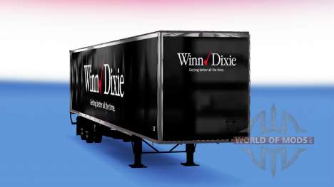 De metal semi-Winn Dixie para American Truck Simulator