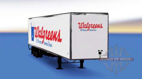 De metal semi-Walgreens para American Truck Simulator