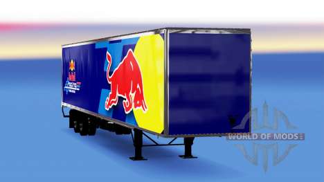 De metal semi-remolque de Red Bull para American Truck Simulator