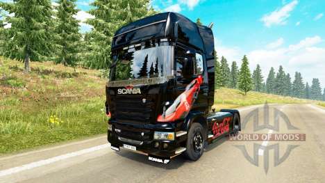 La piel de Coca-Cola tractor Scania para Euro Truck Simulator 2