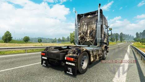 La piel de la Ciudad en el tractor Scania para Euro Truck Simulator 2