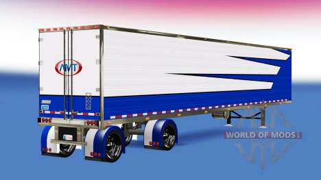 Personalizado remolque refrigerado para American Truck Simulator