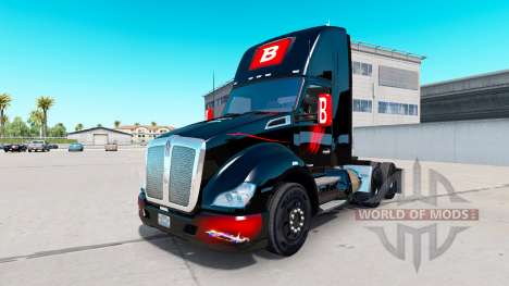 Skin Bitdefender tractor Kenworth para American Truck Simulator