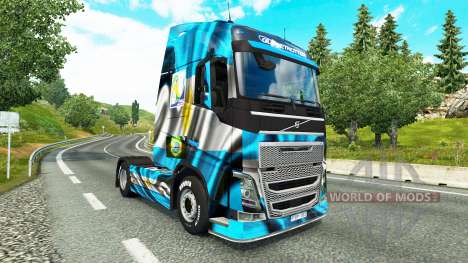 La Argentina de Copa 2014 de la piel para camion para Euro Truck Simulator 2