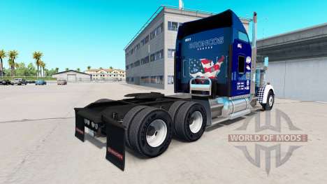 La piel Tío D de la Logística en el camión Kenwo para American Truck Simulator
