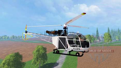 Sud-Aviation Alouette II v2.0 para Farming Simulator 2015
