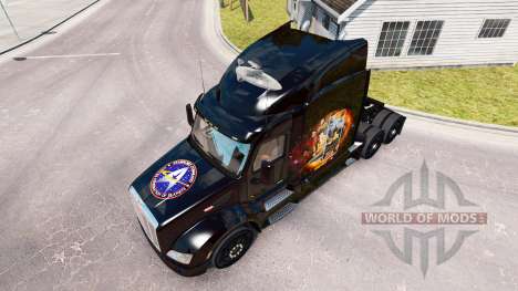 Star Trek en la piel para que el camión Peterbil para American Truck Simulator