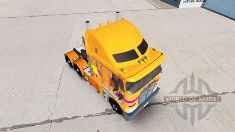 Piel Multicolor tractor Kenworth K200 para American Truck Simulator