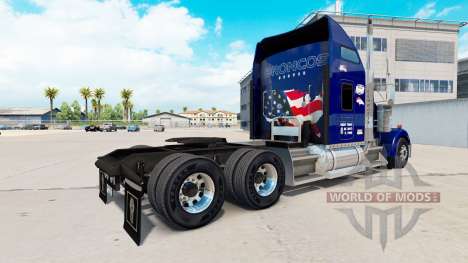 La piel Tío D de la Logística en el camión Kenwo para American Truck Simulator