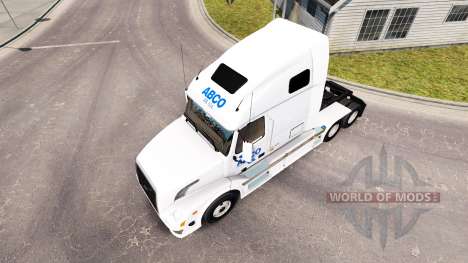 ABCO de la piel para camiones Volvo VNL 670 para American Truck Simulator