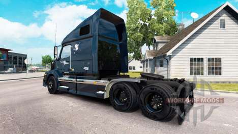 La piel Trans Oeste camión tractor Volvo VNL 670 para American Truck Simulator