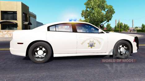 Dodge Charger de la Policía en el tráfico para American Truck Simulator