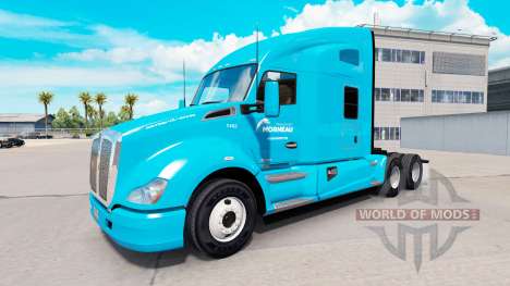 La piel de Transporte Morneau en un Kenworth tra para American Truck Simulator