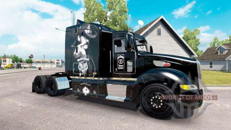 Motorhead piel para el camión Peterbilt 386 para American Truck Simulator