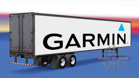 De metal semi-Garmin para American Truck Simulator