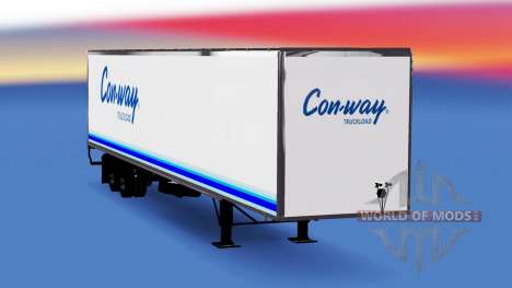De metal semi-remolque Conway para American Truck Simulator