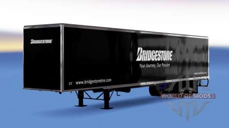 De metal semi-Bridgestone para American Truck Simulator
