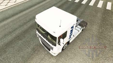 El Pema de la piel para el camión DAF para Euro Truck Simulator 2