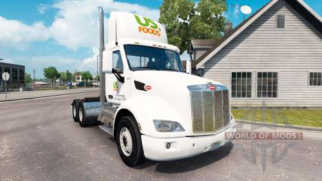 La piel de Alimentos de los estados unidos camió para American Truck Simulator
