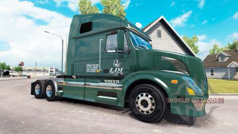 La piel de los Servicios de LDI tractor Volvo VN para American Truck Simulator