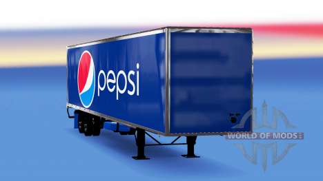 De metal semi-remolque de Pepsi para American Truck Simulator