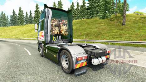 De Carga militar de la piel para camiones Volvo para Euro Truck Simulator 2