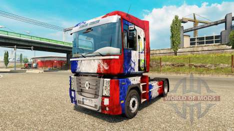 La piel de Copa de Francia 2014 en una unidad tr para Euro Truck Simulator 2