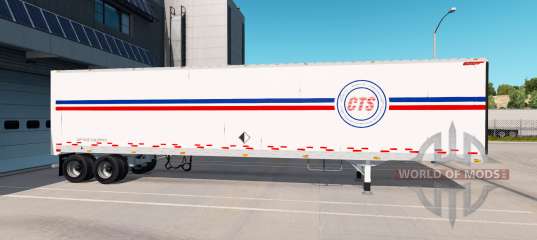 Todo el metal-semirremolque. para American Truck Simulator