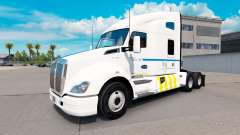 La piel de Transporte de Quebec en Kenworth tractor para American Truck Simulator