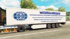 El Oeste de Camiones Trans de la piel para remolque para Euro Truck Simulator 2