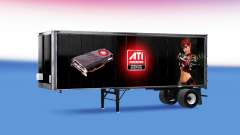 Pieles ATi Radeon Y Nvidia GeForce en el remolque para American Truck Simulator