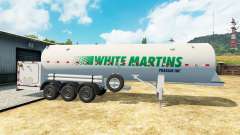 El semirremolque tanque White Martins para Euro Truck Simulator 2