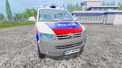 Volkswagen Transporter T5 Police v2.0 para Farming Simulator 2015