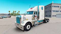 La piel de la FTI de Transporte en el tractor Freightliner Classic para American Truck Simulator