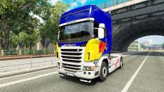 La piel de Red Bull v2.0 camión Scania para Euro Truck Simulator 2