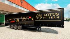 La piel de Lotus F1 para la semi para Euro Truck Simulator 2