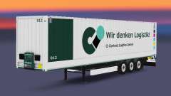 El semirremolque-van Krone Dryliner v3.0 para Euro Truck Simulator 2