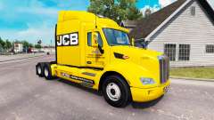 JCB piel para el camión Peterbilt para American Truck Simulator