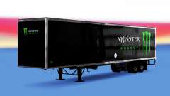 De metal semi-remolque de Monster Energy para American Truck Simulator