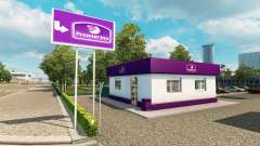 Cadena de hoteles Travelodge en Premier Inn para Euro Truck Simulator 2