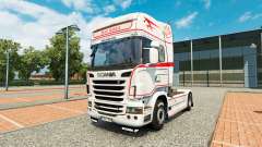 La piel de Bart Kroeze en tractor Scania para Euro Truck Simulator 2
